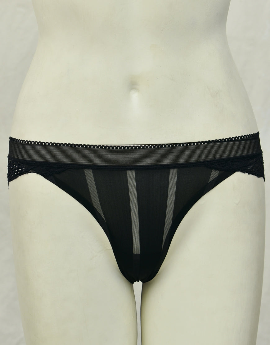 See-through Full Brief Net Panty