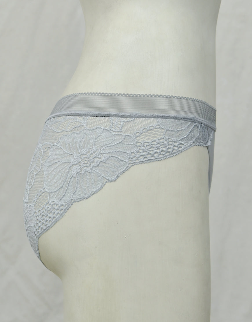 See-through Full Brief Net Panty
