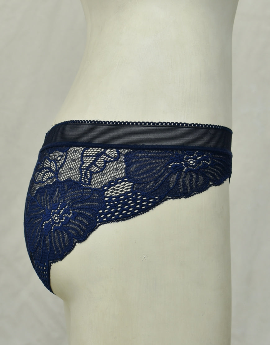 See-through Full Brief Net Panty