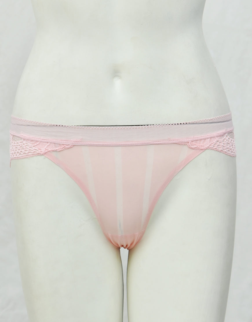 See-through Full Brief Net Panty