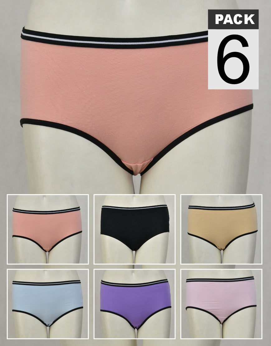 Pack of 6 Ultra Soft Full Briefs CB74
