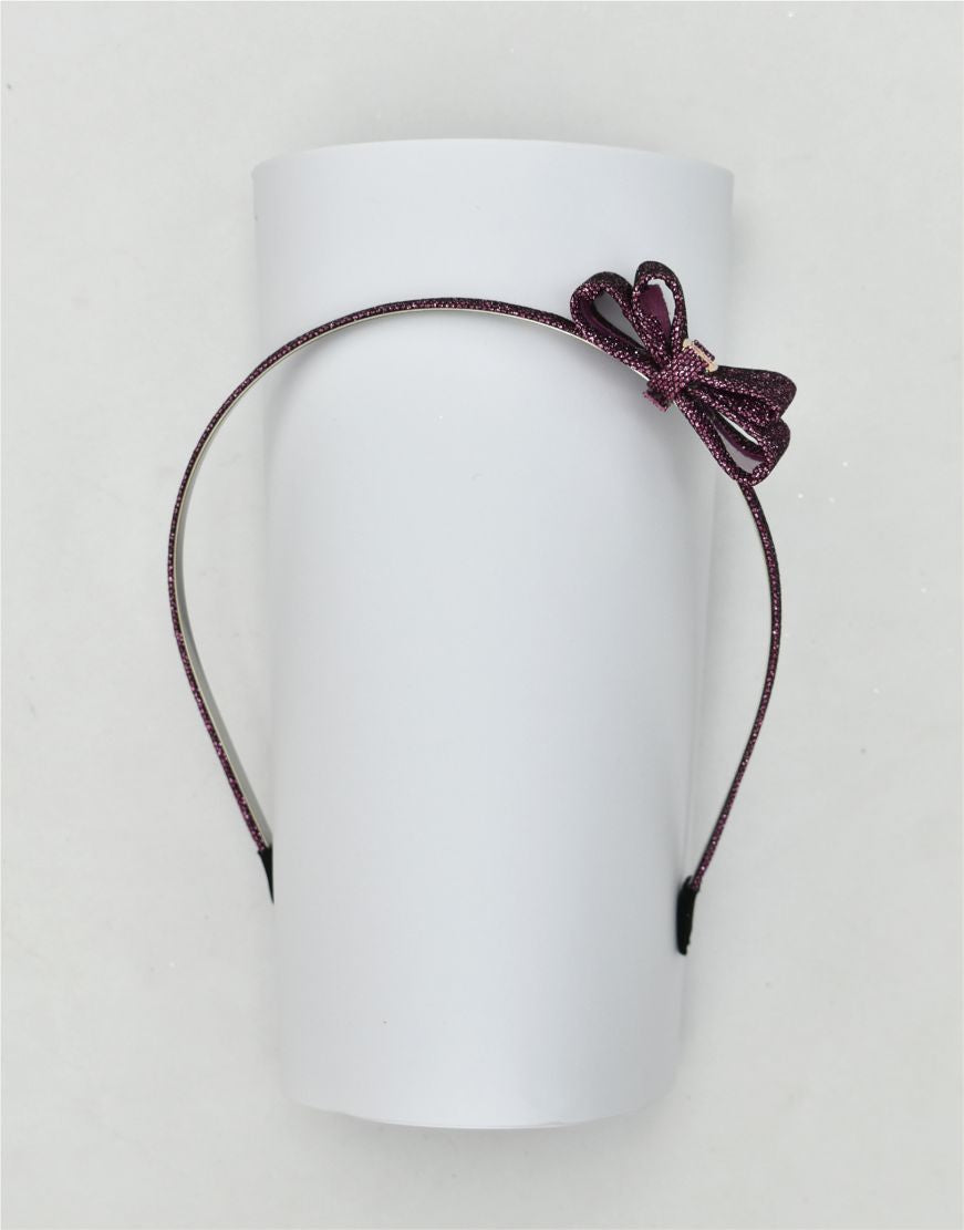Shimmery Bow Hair Band