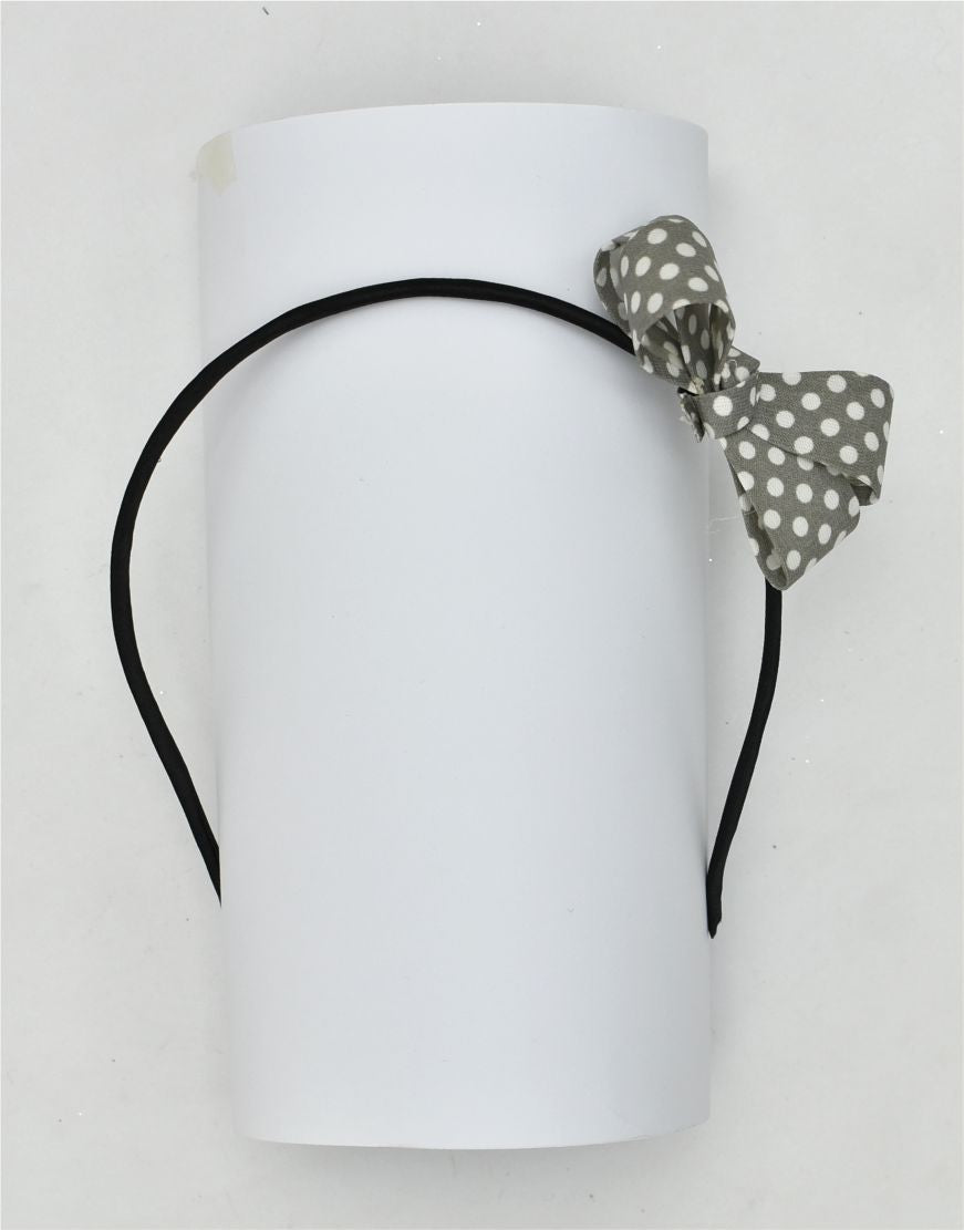 Polka dots bow hair band