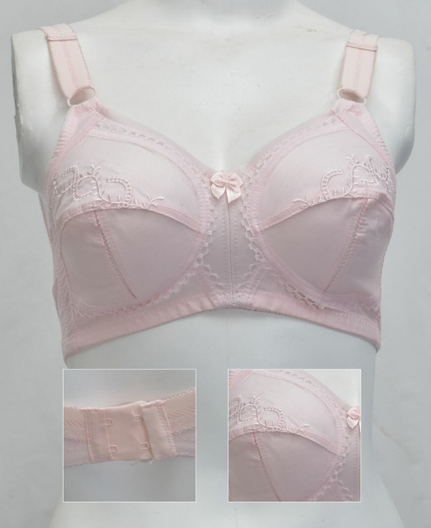 Citin Woven Cotton Bra with Cup Slit