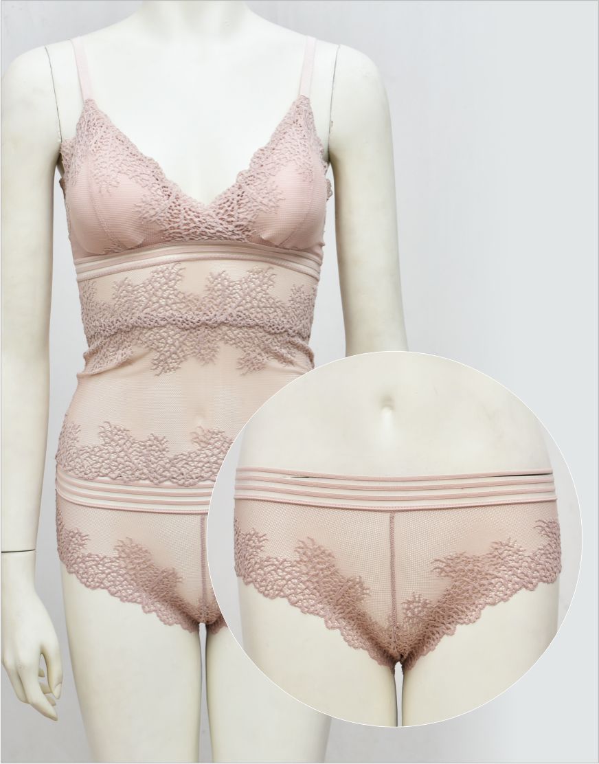 Stylish Body Hugging See-through Net Cami Set