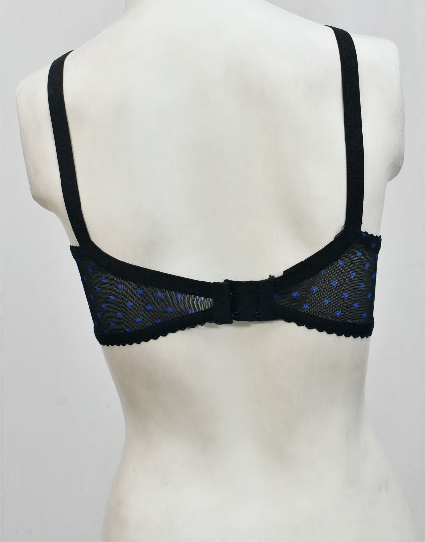 Twinkling Stars Net See-through Bra
