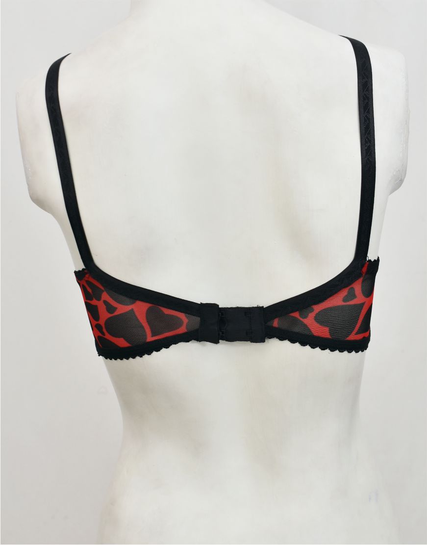 Twinkling Stars Net See-through Bra