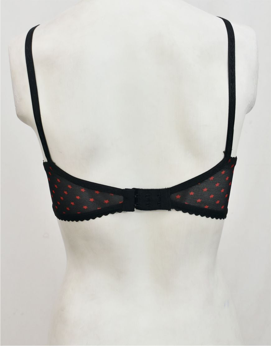 Twinkling Stars Net See-through Bra