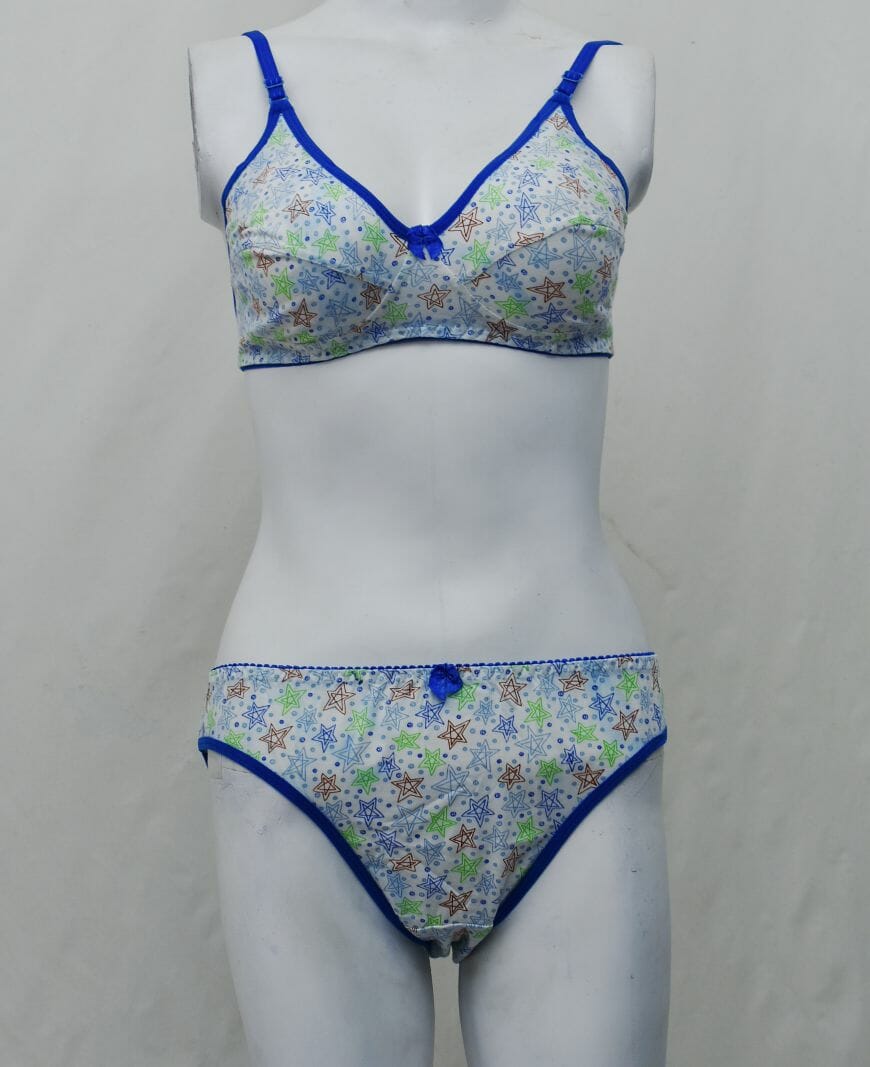 Twinkling Rosy Bra Panty Set