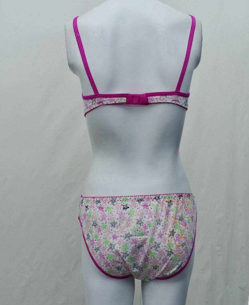 Twinkling Rosy Bra Panty Set