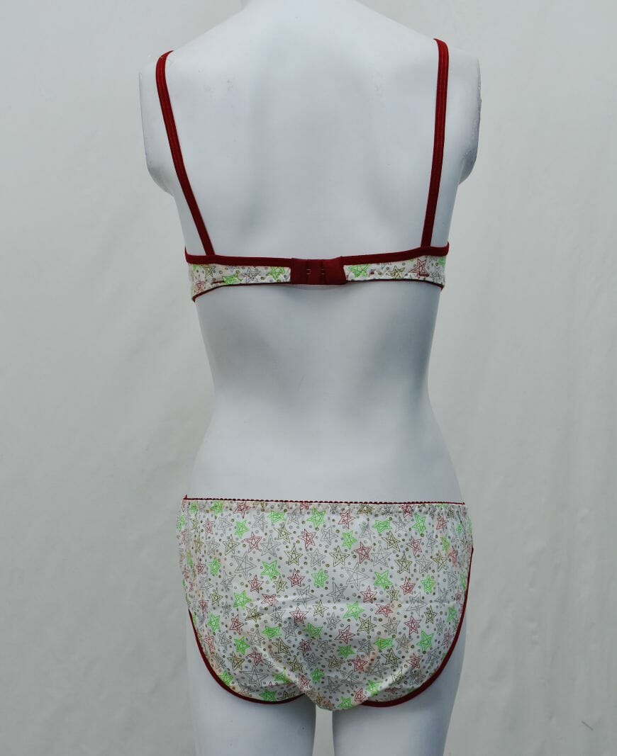 Twinkling Rosy Bra Panty Set