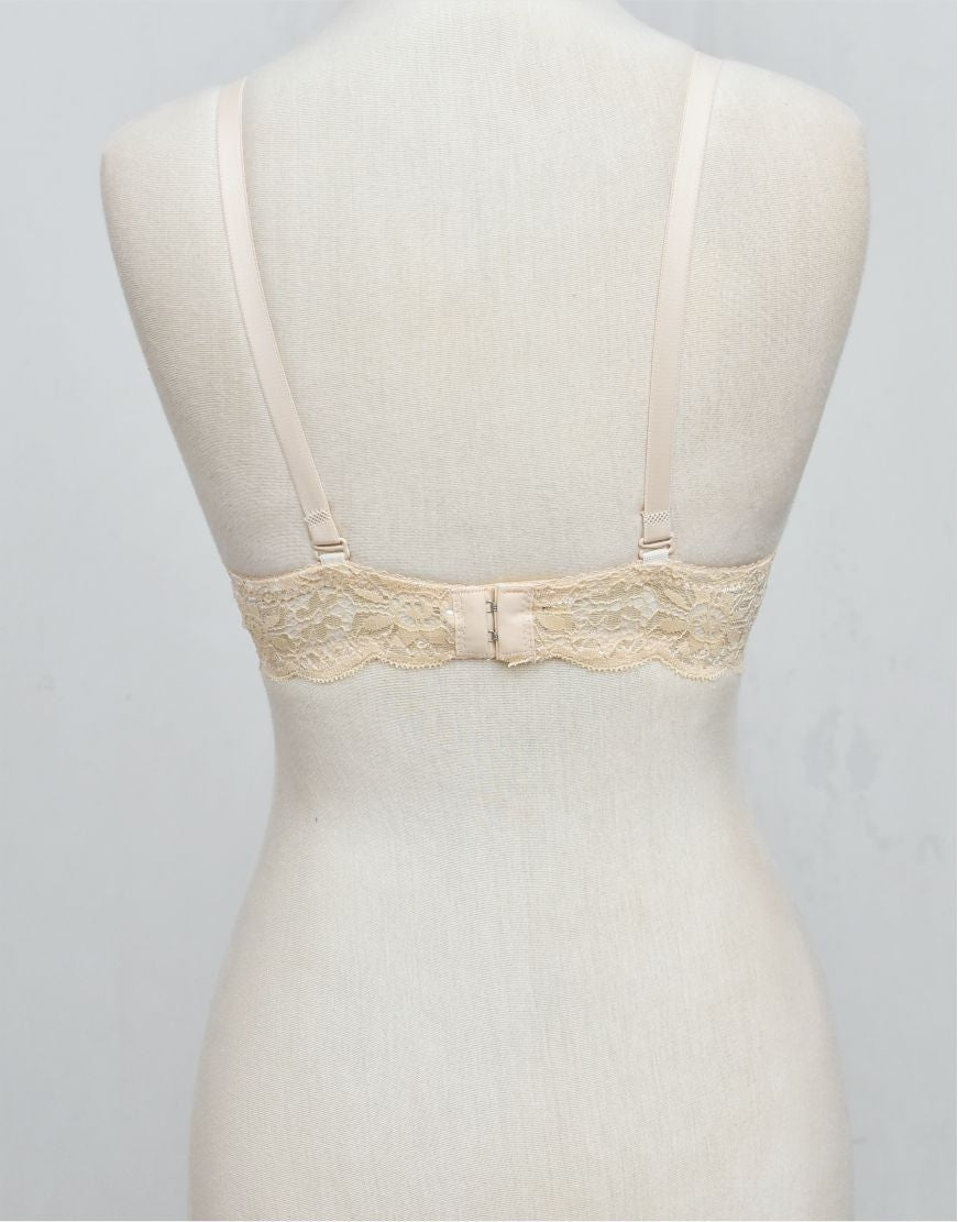 Push-up Underwired Fancy Bra With Removable Straps