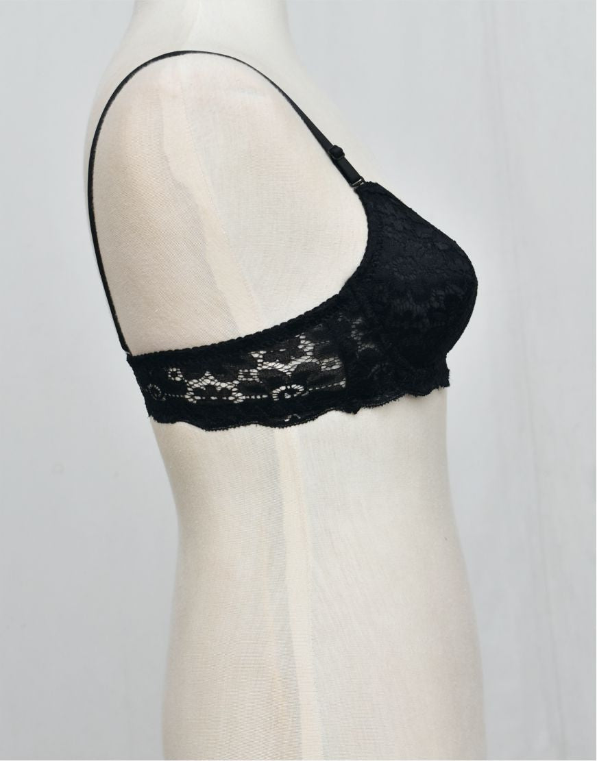 Push-up Underwired Fancy Bra With Removable Straps