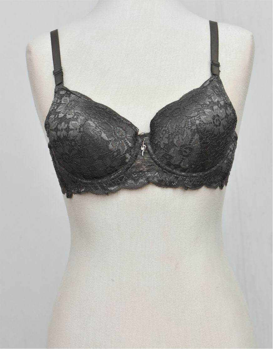 Push-up Underwired Fancy Bra With Removable Straps