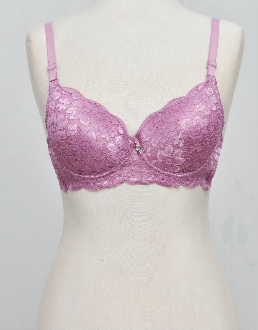 Push-up Underwired Fancy Bra With Removable Straps