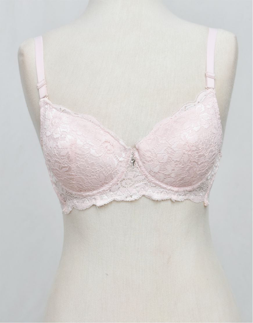 Push-up Underwired Fancy Bra With Removable Straps