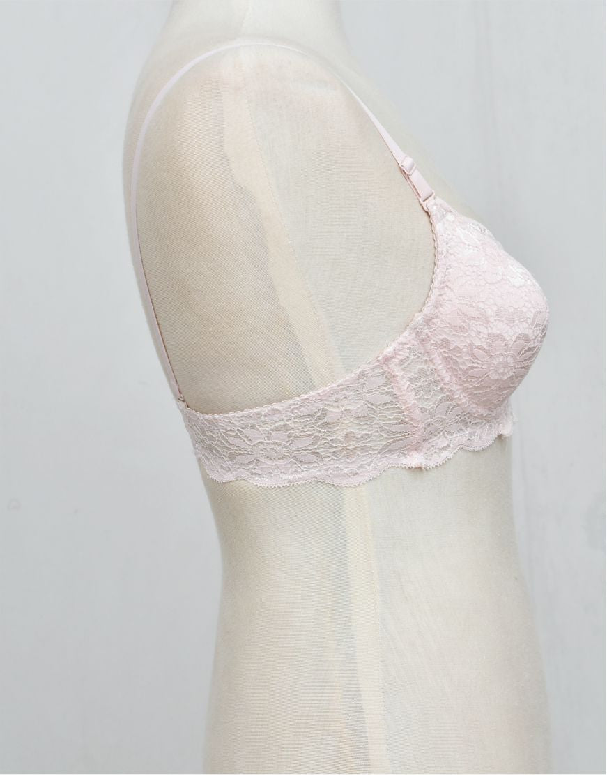 Push-up Underwired Fancy Bra With Removable Straps