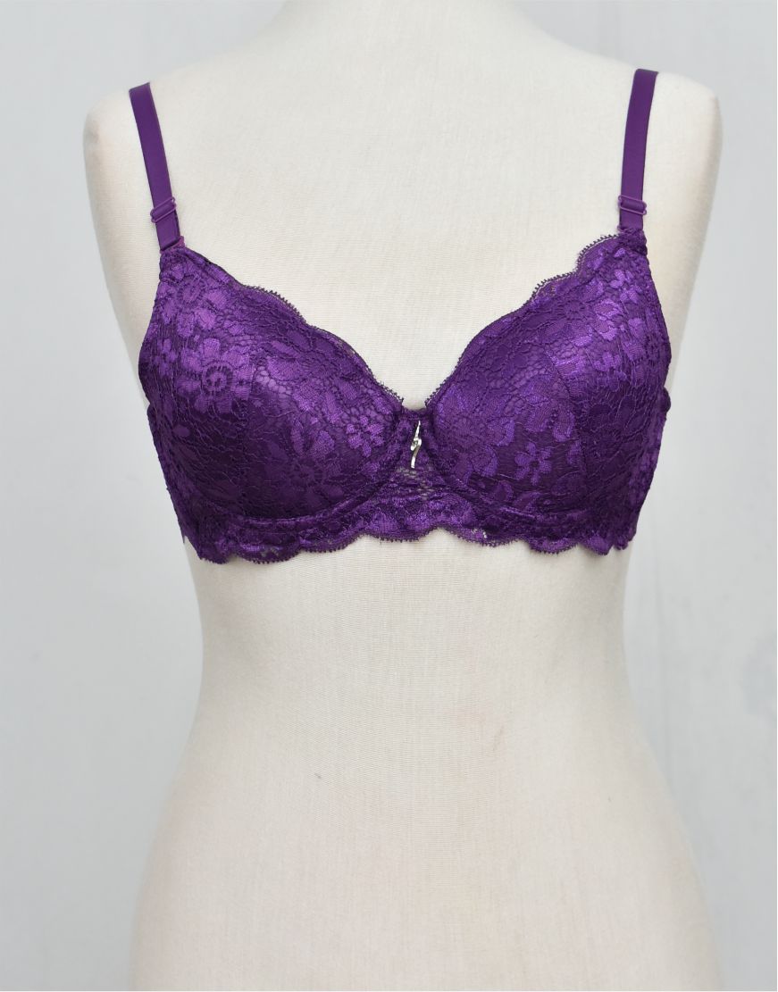 Push-up Underwired Fancy Bra With Removable Straps