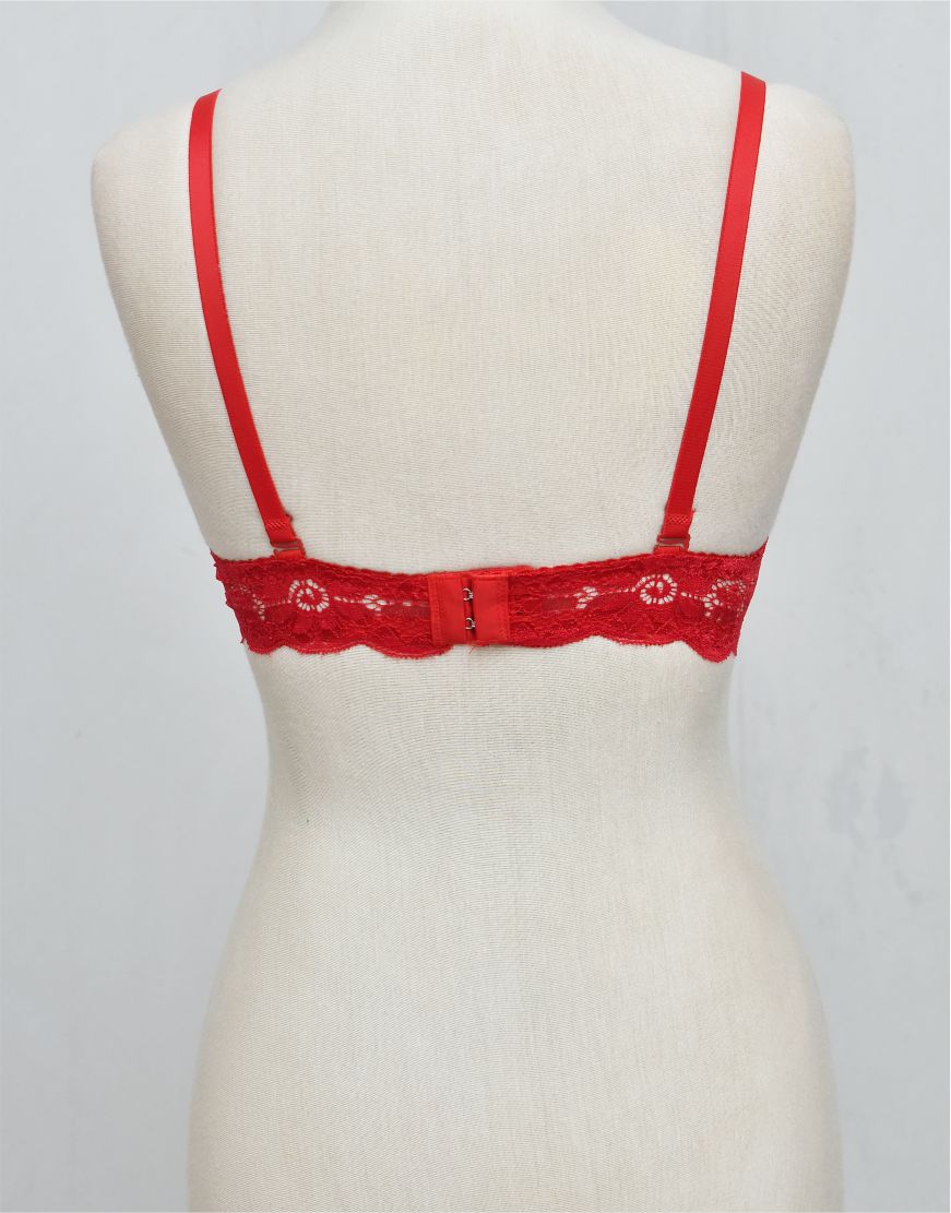 Push-up Underwired Fancy Bra With Removable Straps
