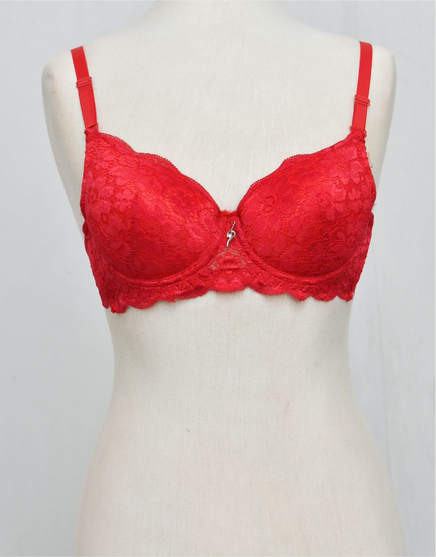 Push-up Underwired Fancy Bra With Removable Straps