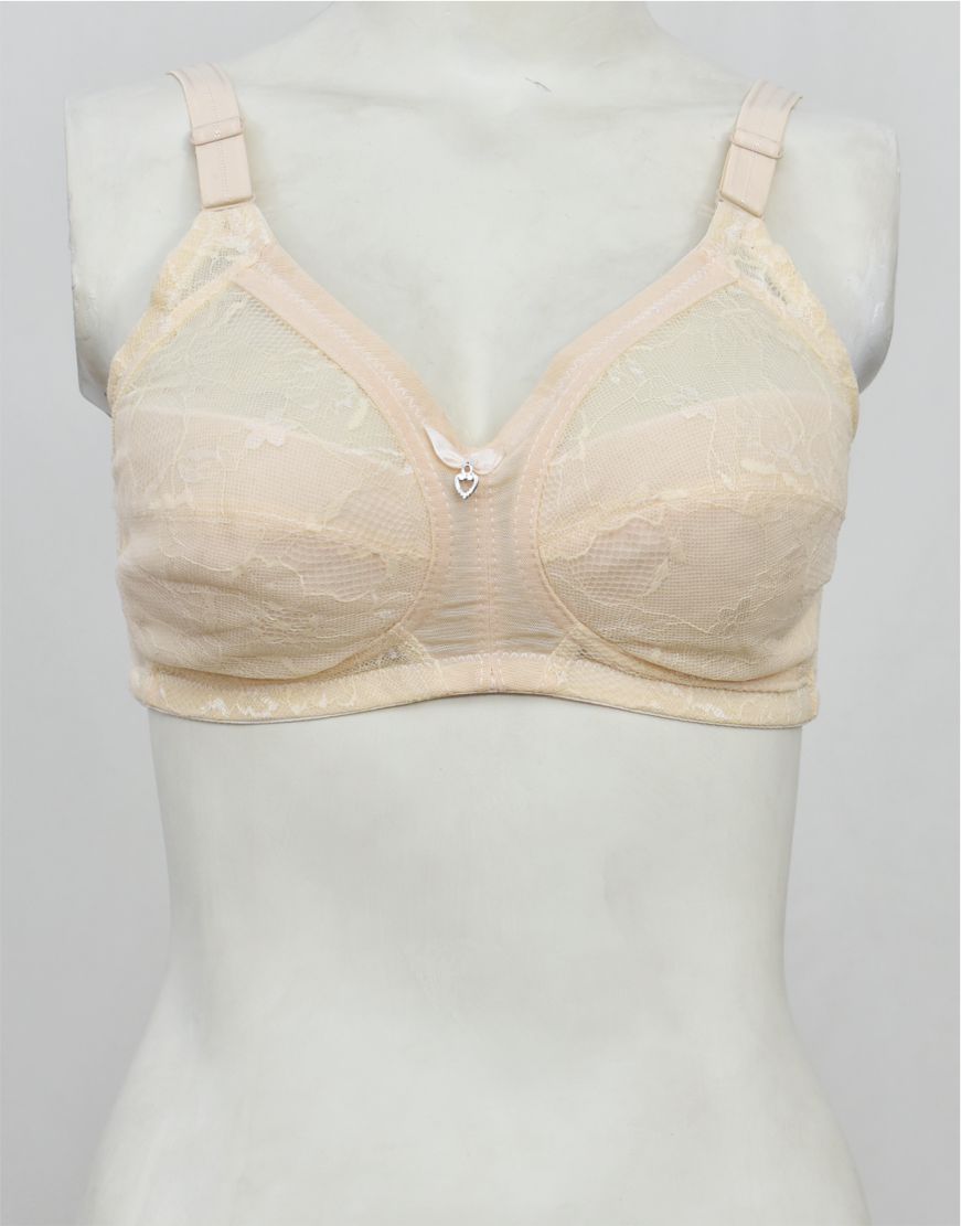Fancy Net Bra with Soft Cup Lining