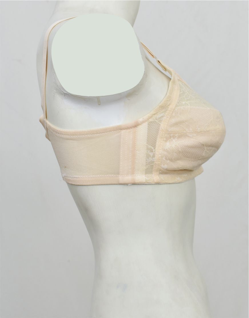 Fancy Net Bra with Soft Cup Lining