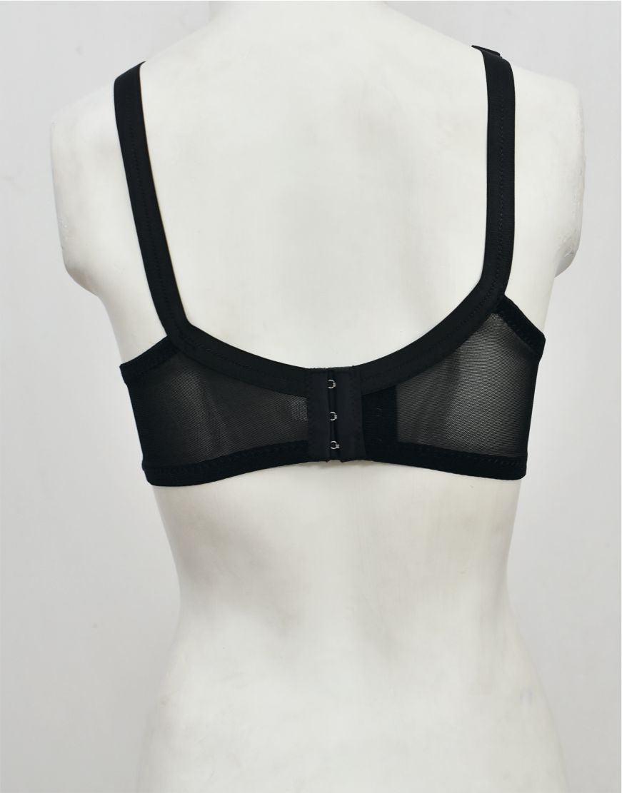Fancy Net Bra with Soft Cup Lining