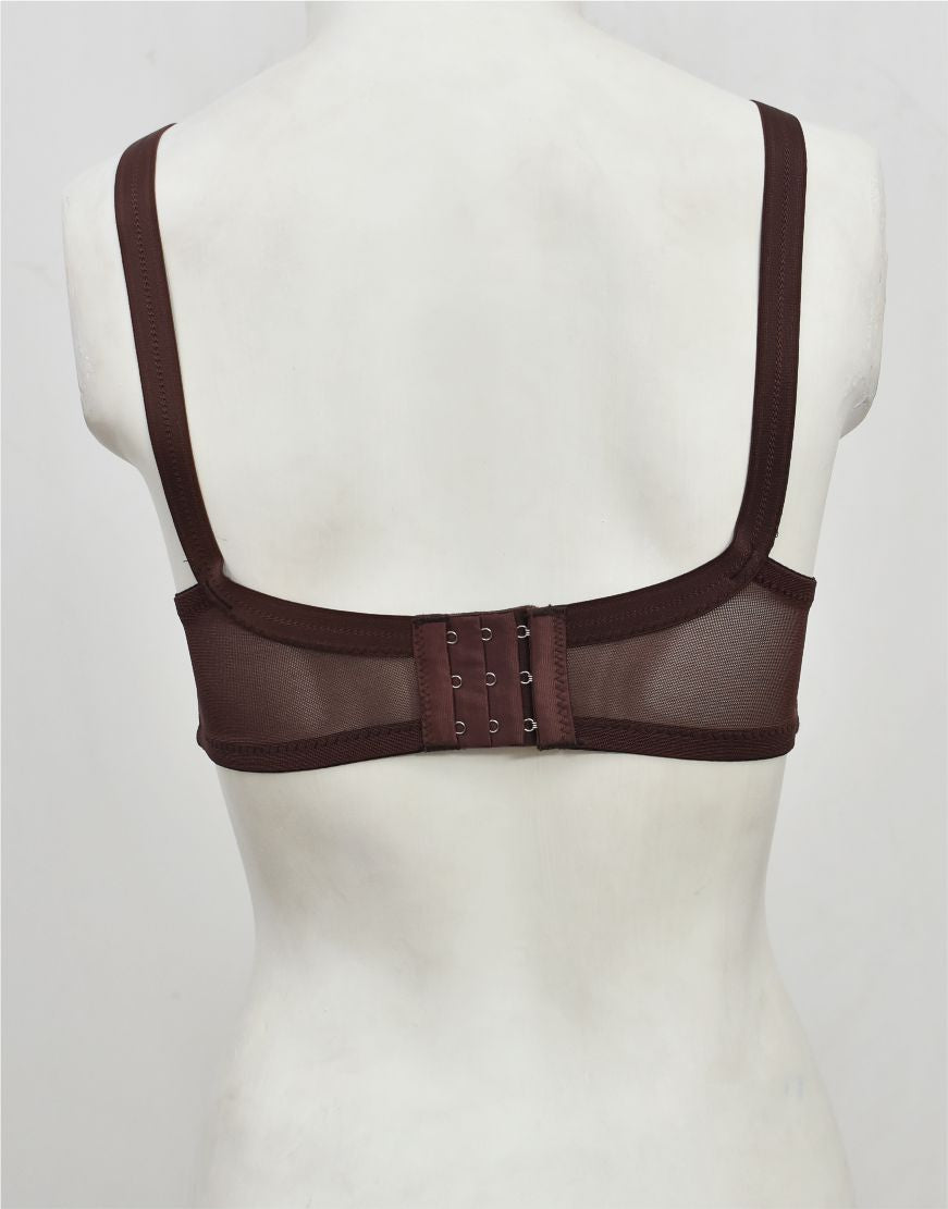 Fancy Net Bra with Soft Cup Lining