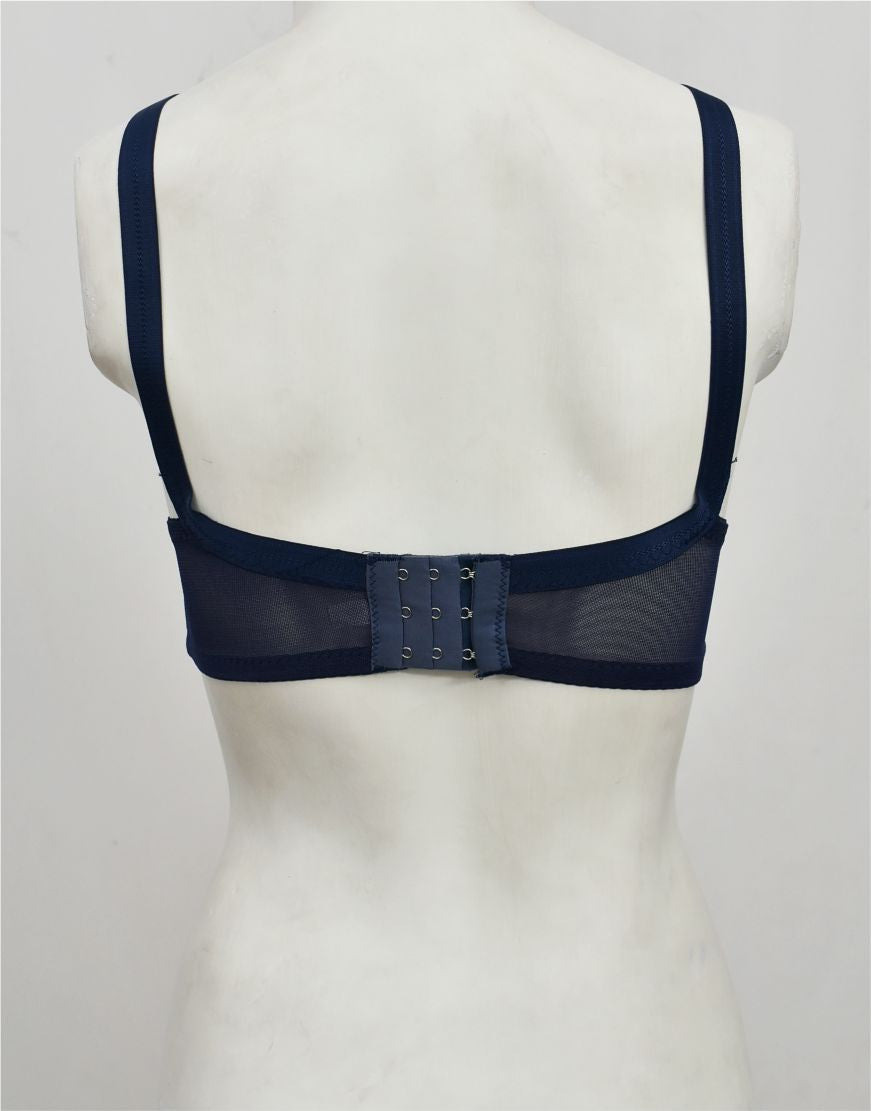 Fancy Net Bra with Soft Cup Lining