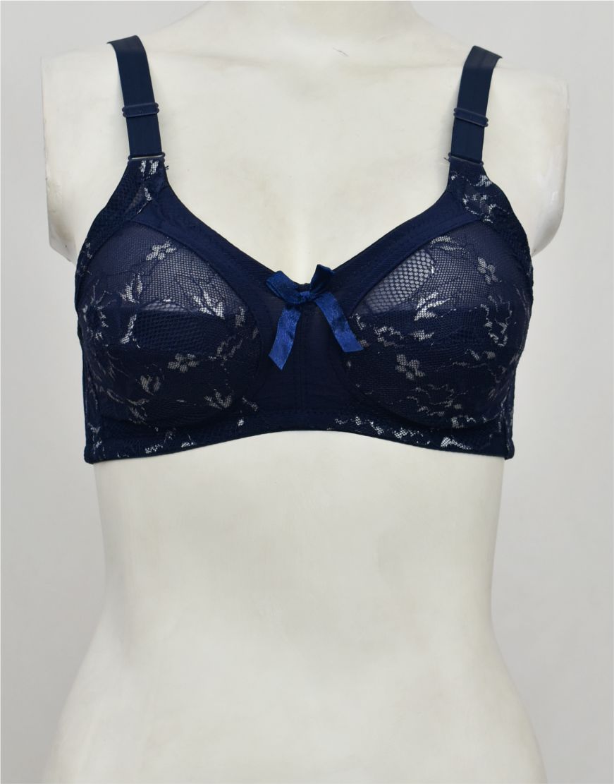 Fancy Net Bra with Soft Cup Lining