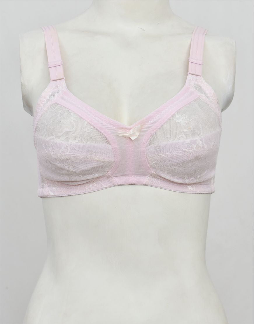Fancy Net Bra with Soft Cup Lining