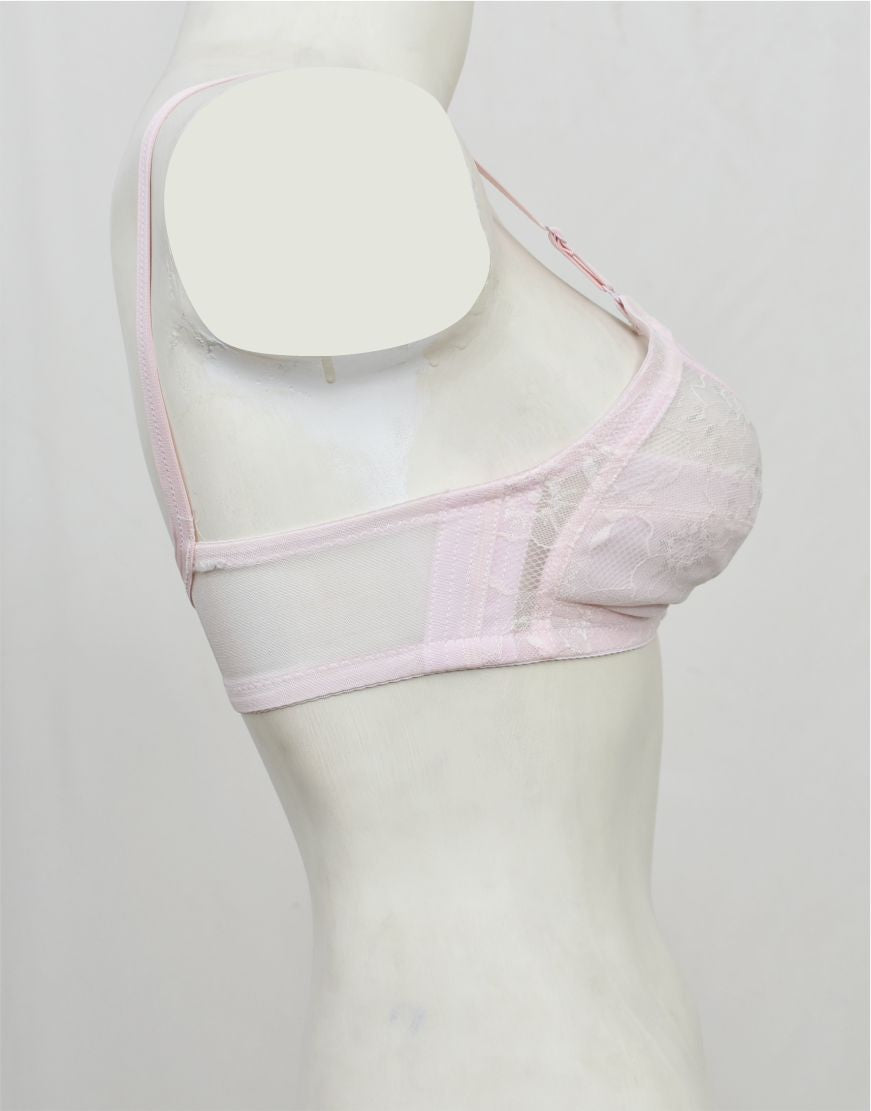 Fancy Net Bra with Soft Cup Lining