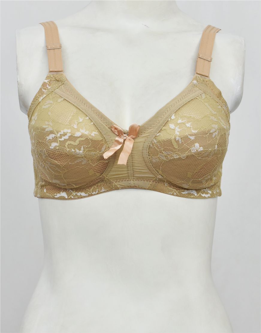 Fancy Net Bra with Soft Cup Lining