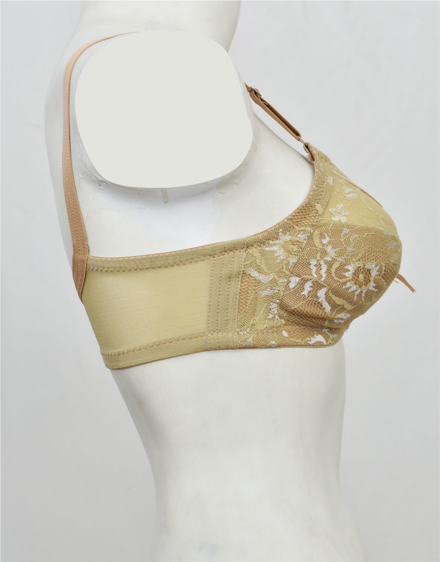 Fancy Net Bra with Soft Cup Lining