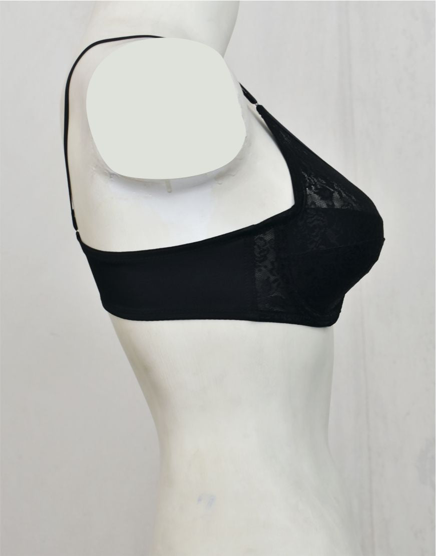 Underwired Fancy Net Bra with Soft Cup Lining
