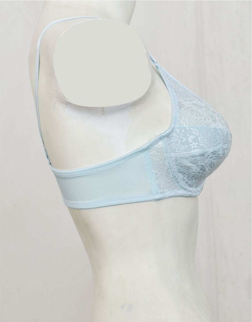 Underwired Fancy Net Bra with Soft Cup Lining