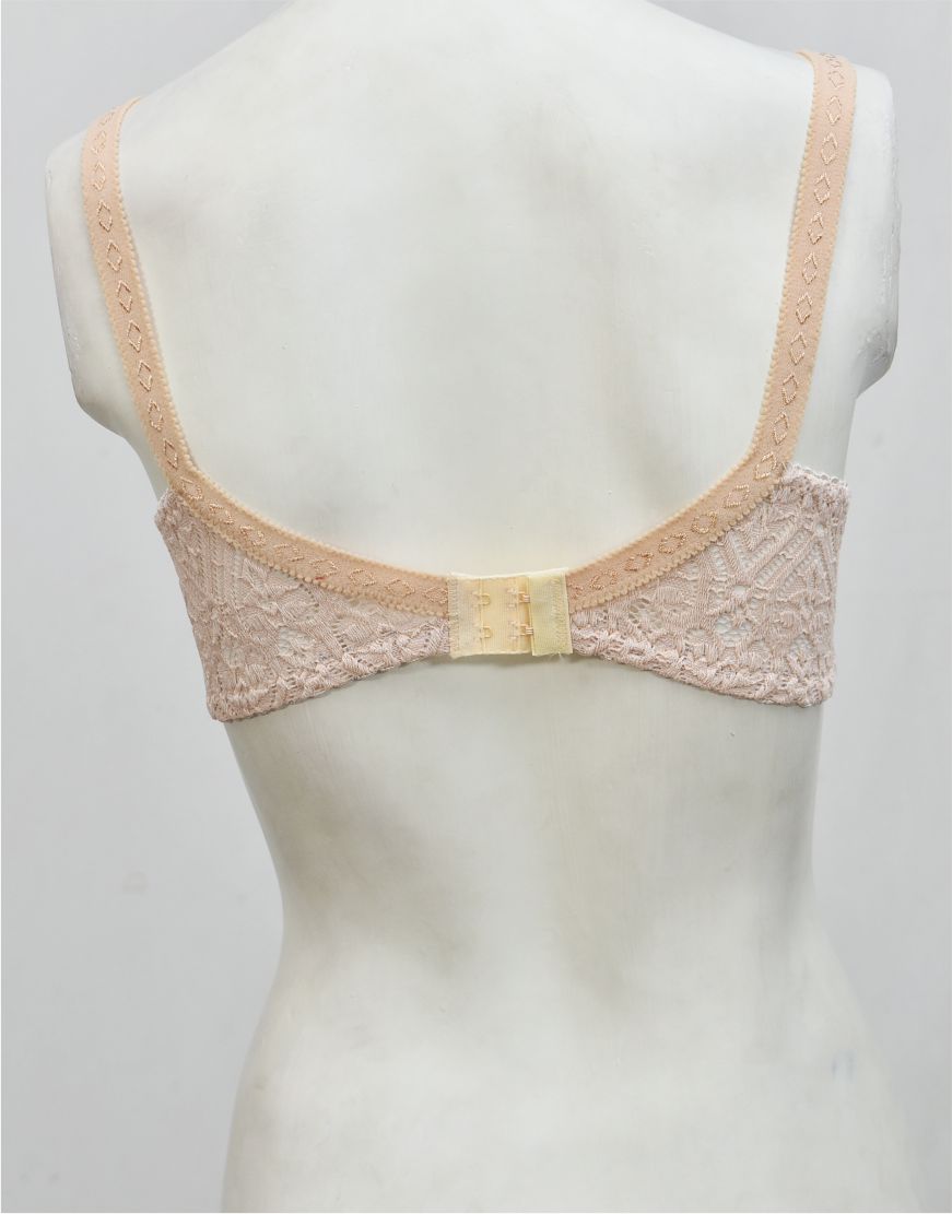 Ghazal Embroidered Net Bra with Soft Cup Lining