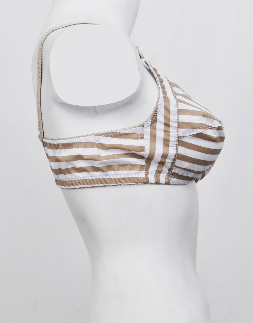 Pack of 3 Printed Cotton Woven Fabric Bras FN147 (Non-Padded, Non Wired)
