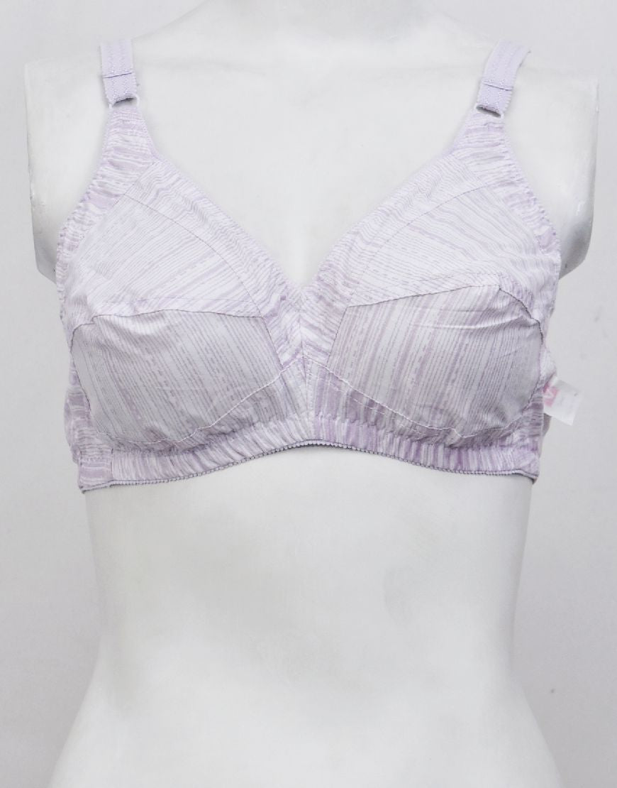 Pack of 3 Printed Cotton Woven Fabric Bras FN147 (Non-Padded, Non Wired)