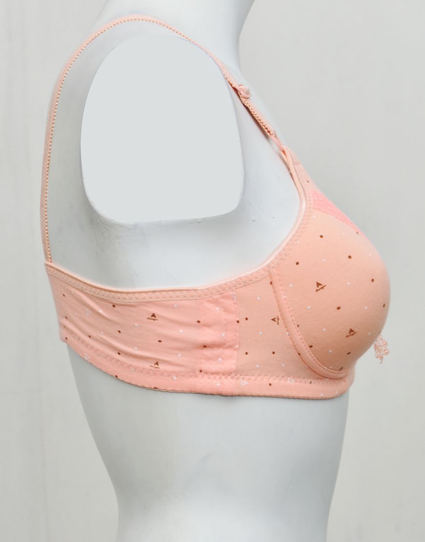 Soft Smooth Printed Thin Light Padded Bra