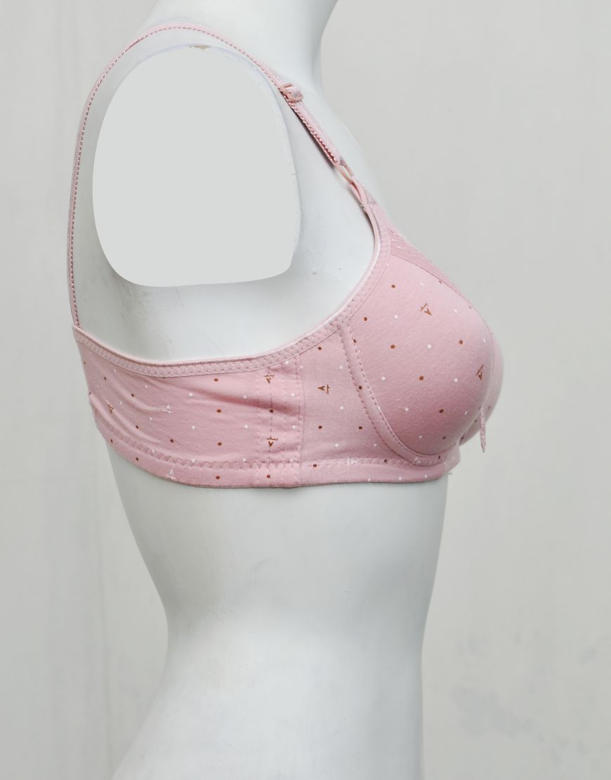 Soft Smooth Printed Thin Light Padded Bra