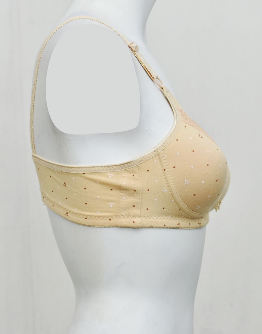 Soft Smooth Printed Thin Light Padded Bra