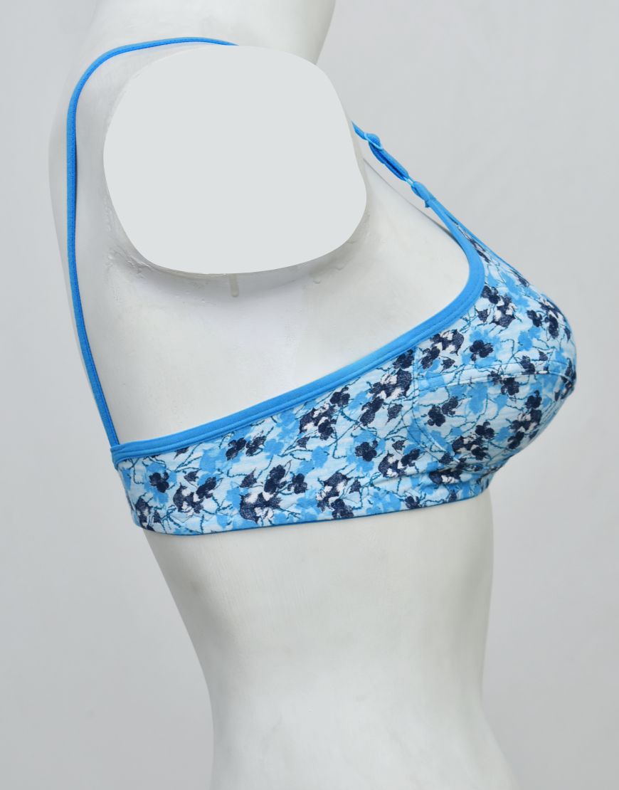 Printed Stretchable Cotton Bra FN116