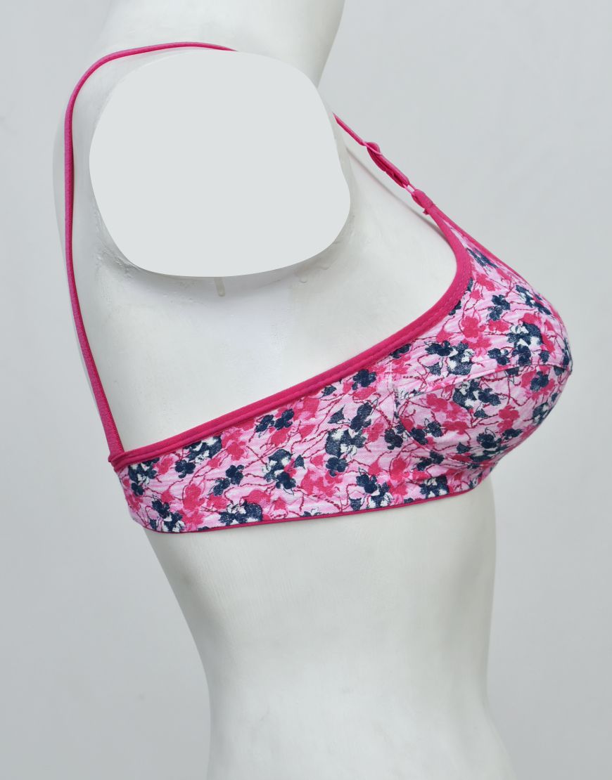 Printed Stretchable Cotton Bra FN116