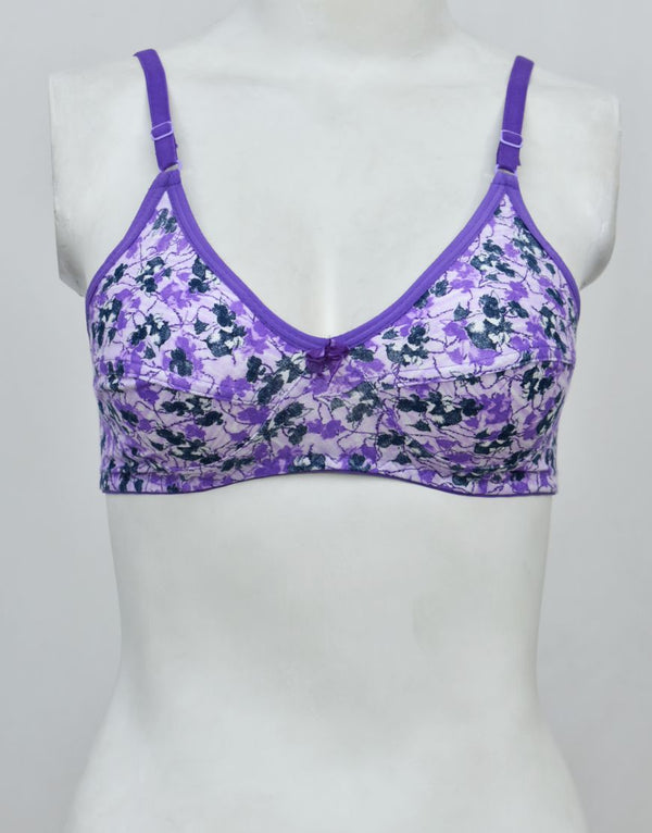Printed Stretchable Cotton Bra FN116