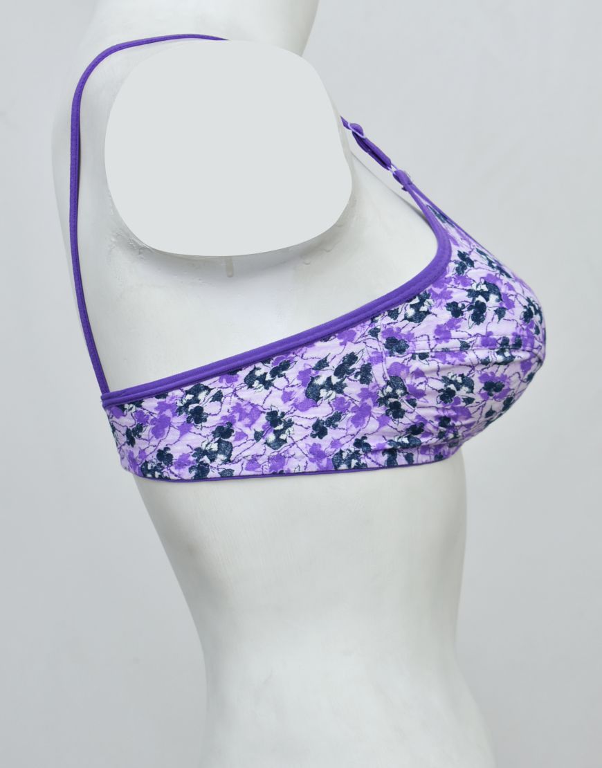 Printed Stretchable Cotton Bra FN116