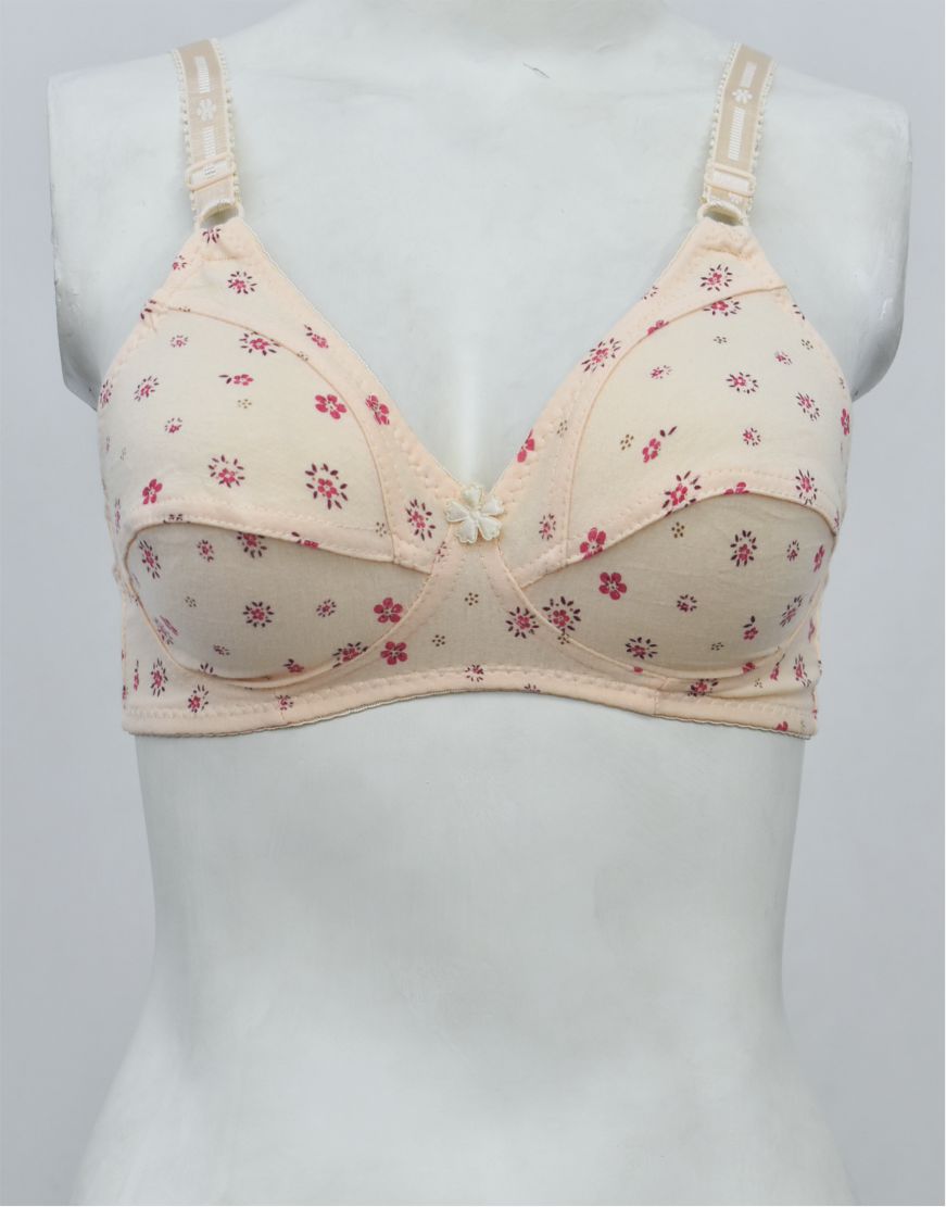 Printed High Quality Woven Fabric Bra