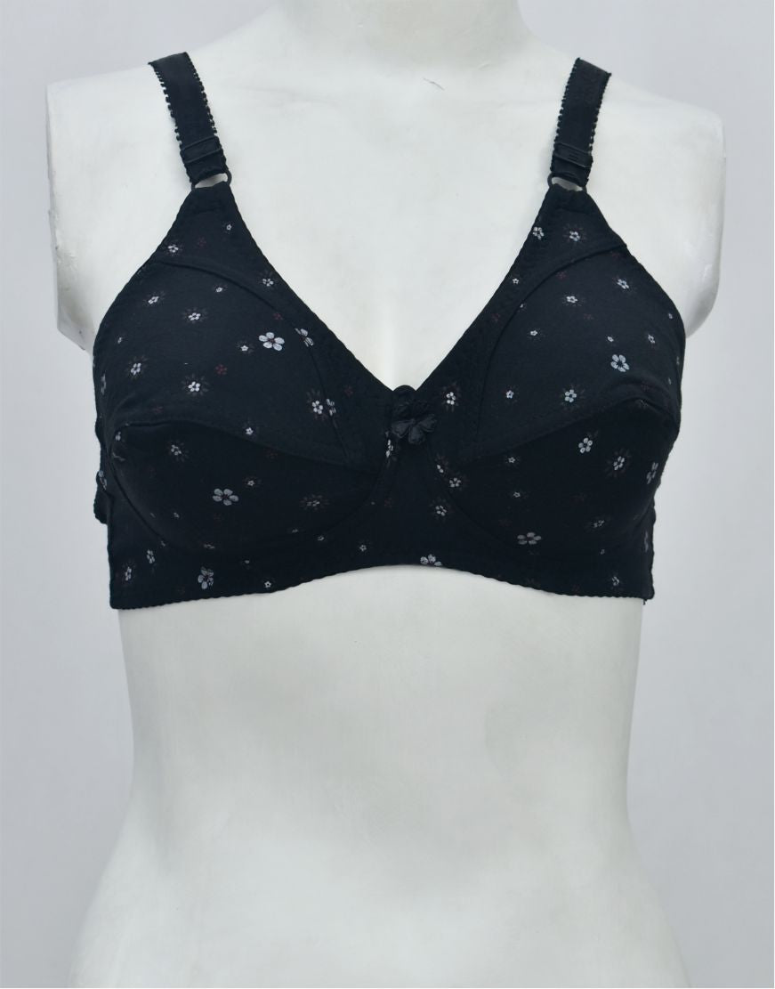 Printed High Quality Woven Fabric Bra