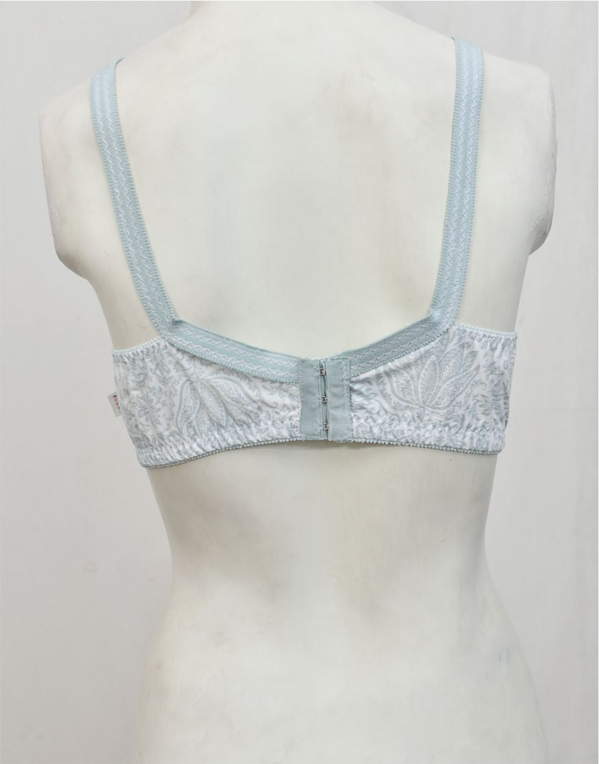 Pack of 3 Random Prints Cotton Woven Fabric Bras FN130 (Non-Padded, Non Wired)
