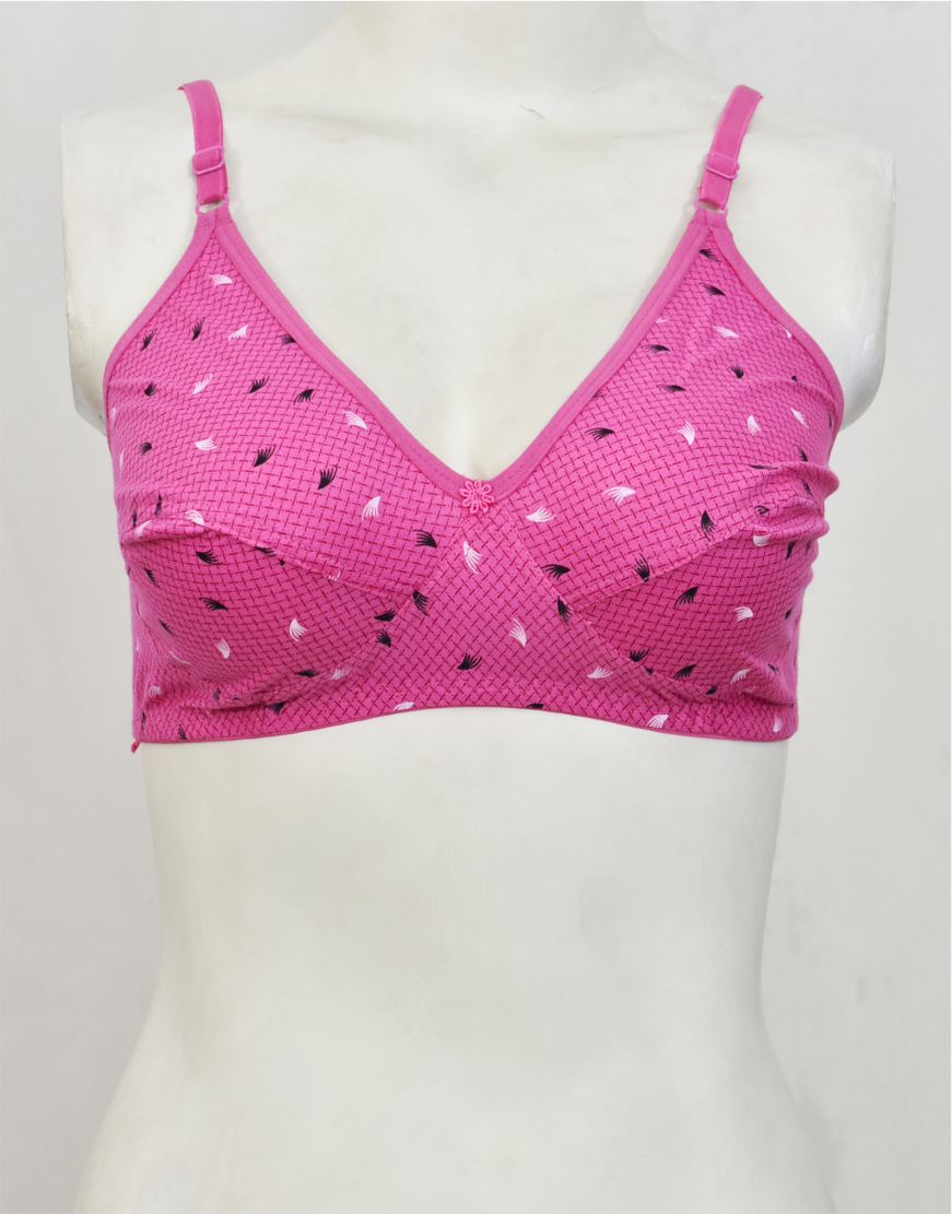 Dandelion Printed Stretchable Cotton Bra FN132